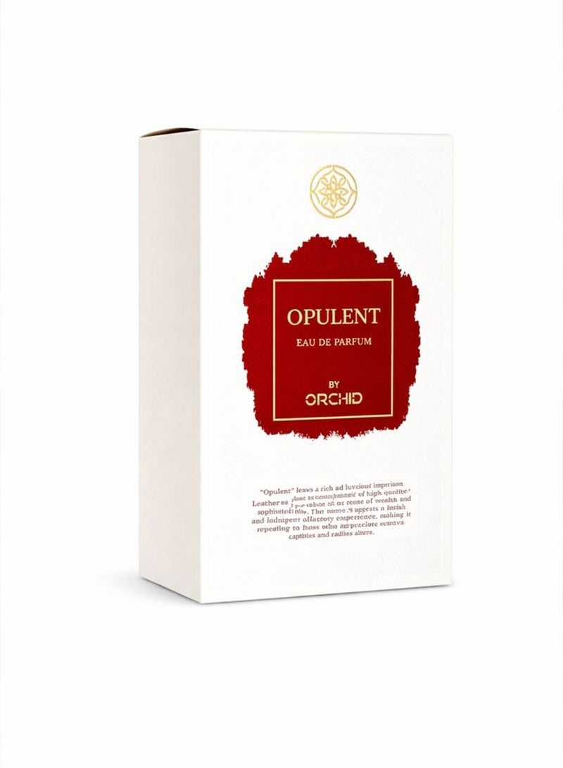 Orchid Opulent Pour Homme EDP 100ml – Leather Oud Perfume for Men with Passion Fruit, Rose, Musk & Toffee Amber - Image 5